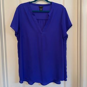 Torrid Short-sleeve Georgette Blouse